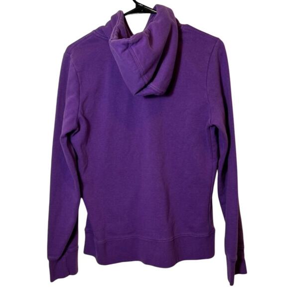 The North Face Retro Logo Hooded Sweatshirt, Purple Women's Medium - Picture 2 of 5